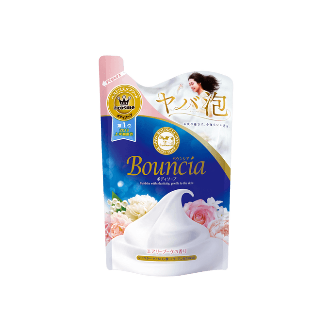 Bouncia Rose Body Soap Refill 400ml @COSME Award