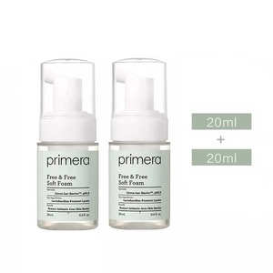 Gentle Amino Acid Intimate Foam Cleanser for Women, pH-Balanced External Care, 20ml × 2