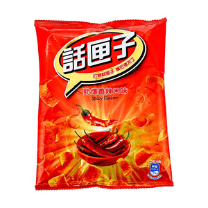 台灣話匣子 玉米片 勁爆香辣味 大波浪多穀物脆片 52g【 熱辣過癮 嘎嘣脆停不下來】