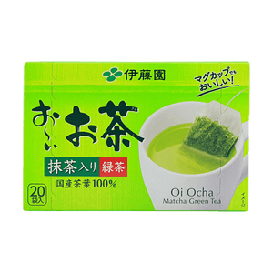 오이 오차 말차 녹차 티백 1.27oz【100% 일본산 찻잎】【뜨겁거나 차갑게 우려내세요】