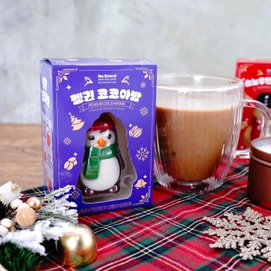 Penguin Cocoa Bomb Drink,Cocoa with Mini Marshmallows,1.34 oz【Warm Winter Drinks for the Christmas Season】