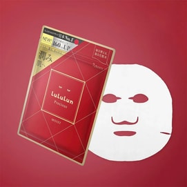LULULUN Precious Face Mask Red Moist 7 Sheets【Daily moisturizer for dry skin】