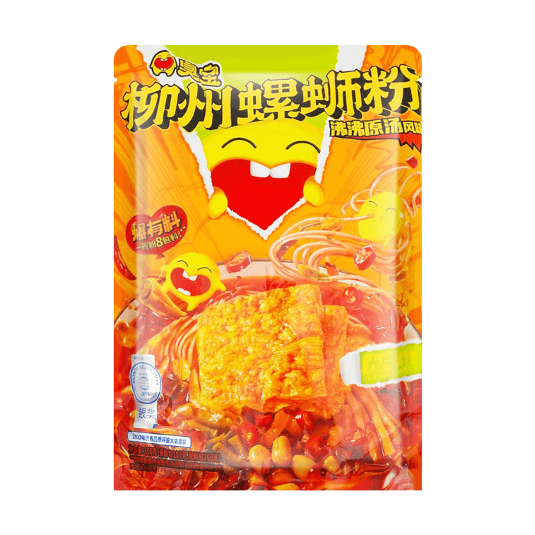 臭宝 招牌原味柳州螺蛳粉 300g【大片腐竹】 4