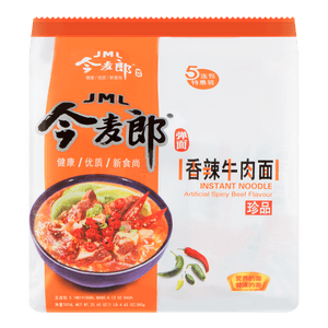 今麥郎 珍品系列泡麵 香辣牛肉口味 特惠裝 5包入 585g
