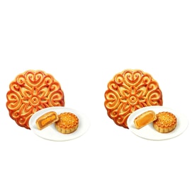 Lotus Seed Paste With Salted Egg Yolk & Golden Custard Mooncake, 160g