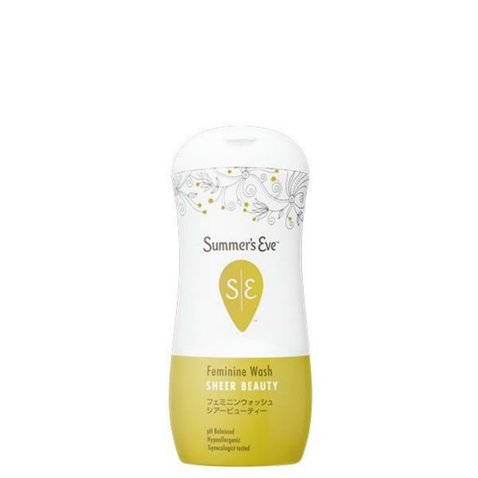 Female private parts cleaning liquid weak acid low irritation removes dullness yellow type gentle white flower frag 237ml