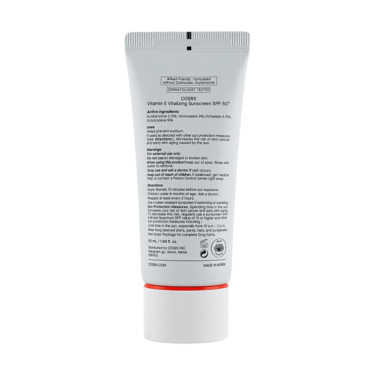 Vitamin E Vitalizing Sunscreen, SPF50+ Broad Spectrum, 1.69 fl oz. - Sensitive Skin, Anti-oxidant, No White Cast 4