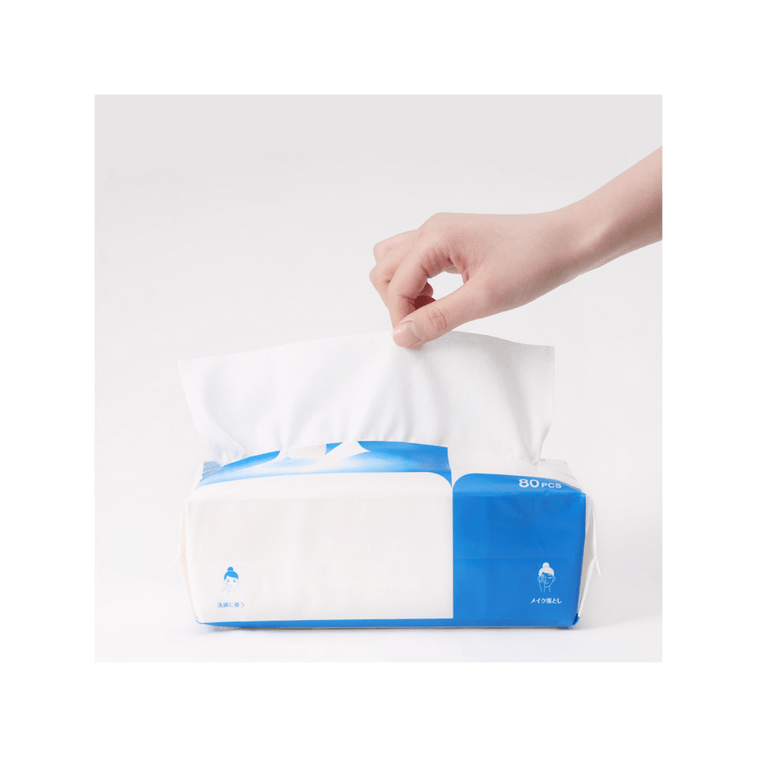 Coton pour le soin de la peau 80 pièces *3【Ensemble-cadeau】 8