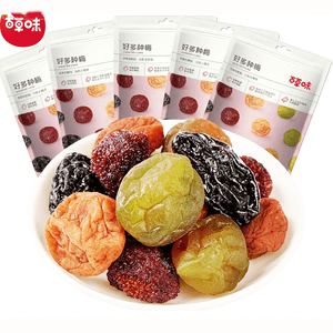 BE&CHEWY Mixed Plum Preserves 3-Pack (90g Each) - Four Plum Varieties: Prune, Bayberry, Smoked Plum, Sweetheart Plum, Sweet-Tart Flavor, Portable Individual Packs, Great Value