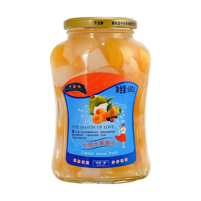 千百味 什錦水果罐頭 680g