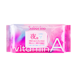 SABORINO Night Facial Mask #Vitamin A 30 Sheets