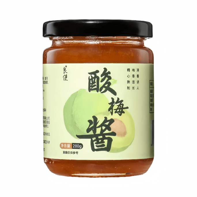 Sour Plum Sauce, Green Plum Sauce, Char Siu Sauce, Cantonese Chaoshan Fruit Jam 280g*1 Bottle