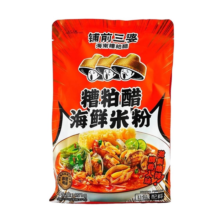 발효식초 해산물 쌀국수, 15.9oz *3【3개입】 3