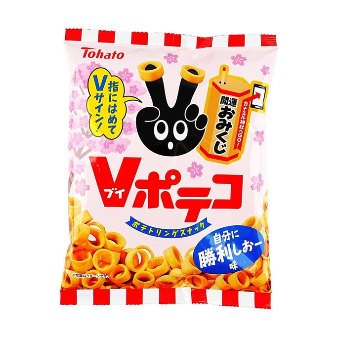 日本TOHATO桃哈多 VPOTACO胜利系列 手指薯圈 盐味 67g