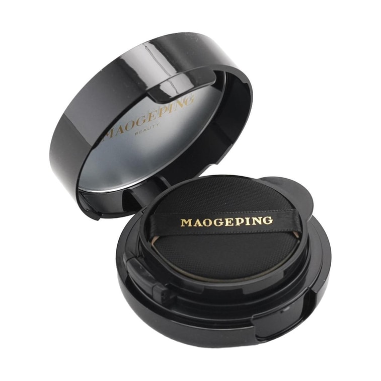 MAOGEPING毛戈平MGP 奢華魚子醬無瑕氣墊粉底液 強遮瑕 輕妝感養膚防曬乾皮氣墊 SPF30·PA+++ 8g #801 白皙膚色 隨肌應變 奢華緞光感 7