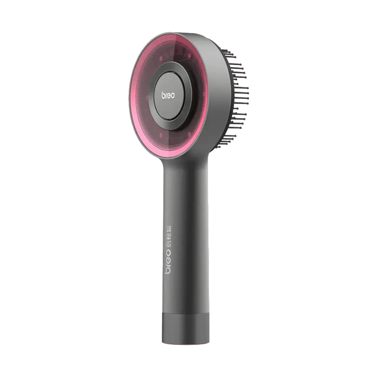 BREO倍輕鬆 頭皮按摩養髮健髮梳 上藥導入梳 經絡梳 紅外線光生髮儀 #深空黑 高級內斂 【易烊千璽代言 旺旺同款】 4