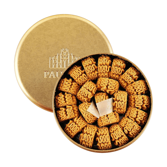 澳门PAUL KEI葡记 黄油小花曲奇饼干 咖啡味 198g【澳门手信】【小红书人气曲奇】