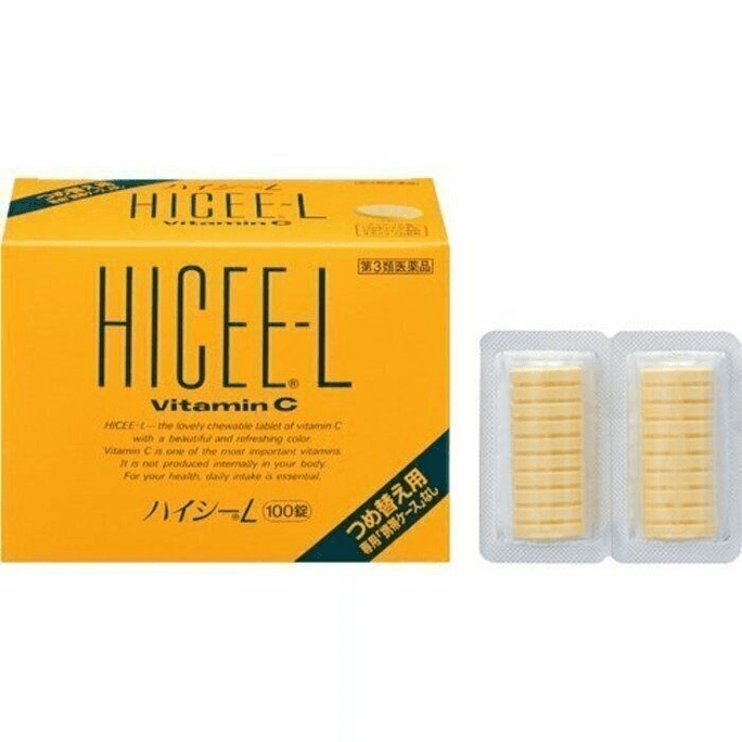 【日本直郵】 日本 武田製藥 愛利納明HICEE -L 維生素C 100粒 口服錠VC增抵抗力煥白