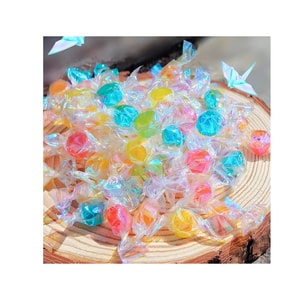 【中国直邮】 零食狂 千纸鹤多种口味水果硬糖250g*1袋