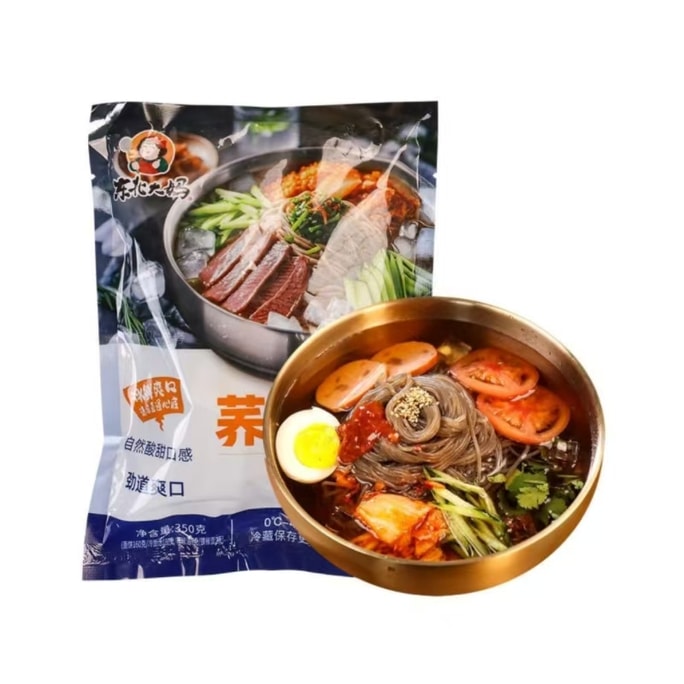 【中國直郵】 東北大媽 蕎麥冷麵350g1袋朝鮮族冷面