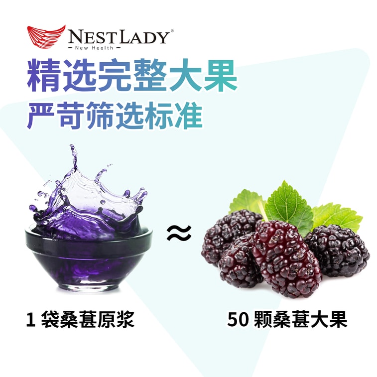 美國 NestLady雍容燕窩 桑葚原漿 14pcs 美白抗氧 開袋即飲 5