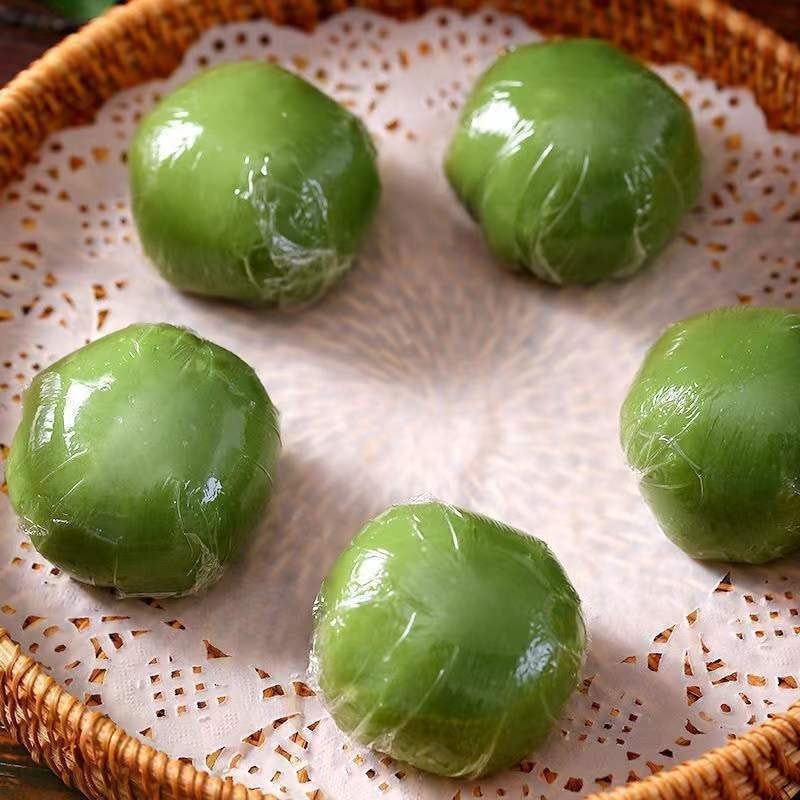 Pi Xiao Jian Poudre de préparation pour Qing Tuan, poudre d'armoise comestible, sans cuisson à la vapeur, 200g/sac