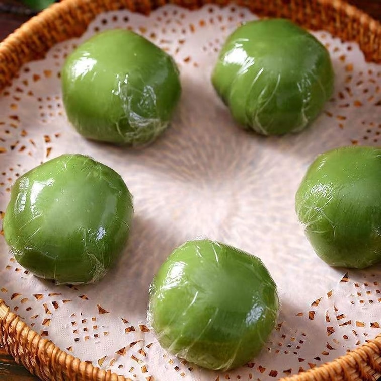 Green dumpling pre-mixed powder edible mugwort powder homemade no need to steam 200g/bag 3