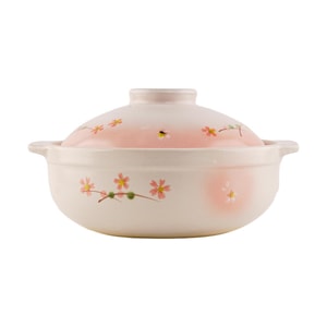 Sakura Clay Pot Donabe For 3-4 People  Size 8