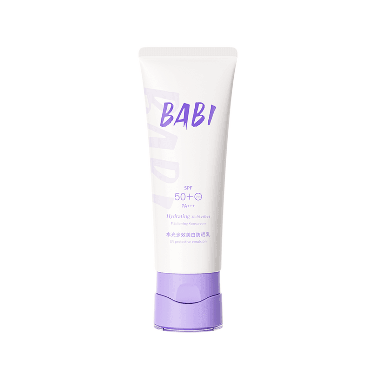 中国直邮】 日本BAMBI BABI 水光多效美白防晒乳100g SPF50+ PA+++防晒