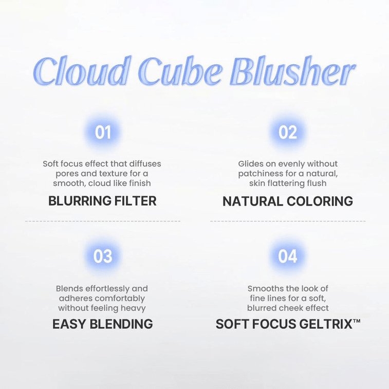 韩国 MAKEHEAL 云朵方块腮红 8克 03 丝滑 6