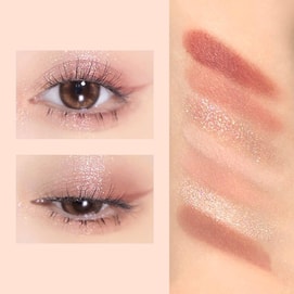 JUDYDOLL橘朵 七巧板玩趣眼影盘 大地色腮红高光修容 新手7色眼影盘 哑光亮片 8.5g #17 甜薰玫瑰盘 中性玫瑰 少女娇憨【HOT】