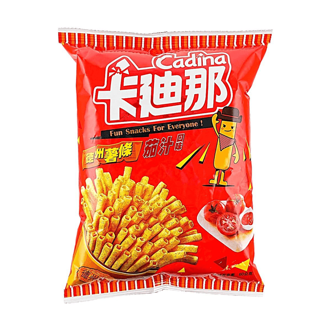 台灣卡迪那 德州薯條 茄汁口味 60g