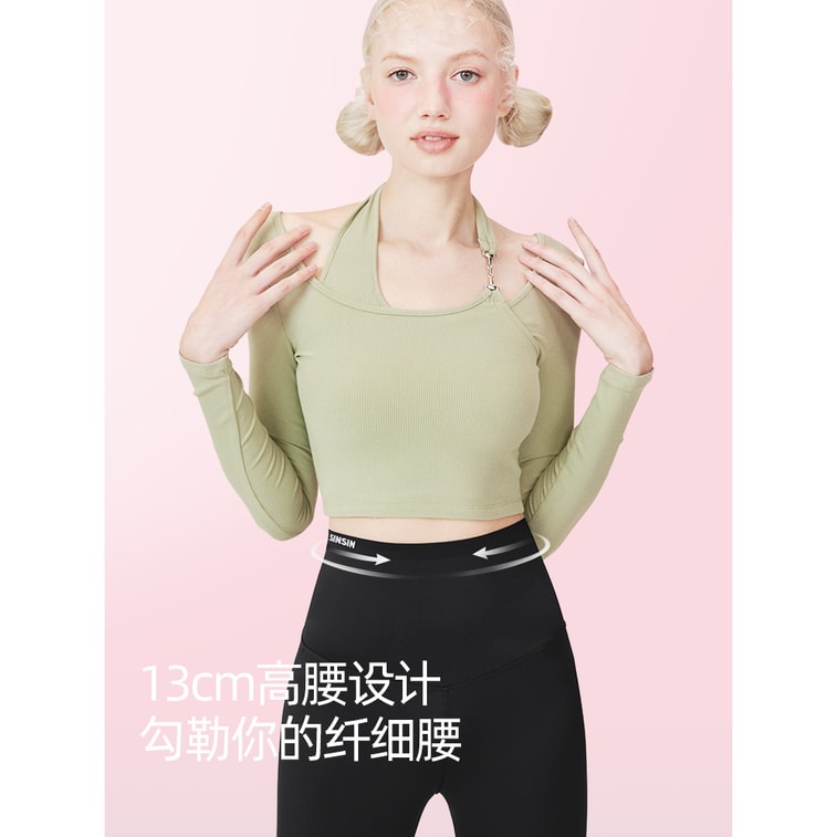 [중국 직배송]순이 같은 스타일의 신신 샤크 팬츠, 엉덩이를 올려주고 뱃살을 조이는 바비 팬츠, 요가 레깅스, 심리스, 슬림, 봄여름 스타일, 하이엔드 그레이(75~95 파운드) S 사이즈 4