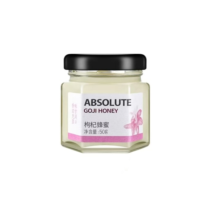 【中國直郵】 九蜂堂 天然野蜜枸杞蜂蜜50g*1瓶