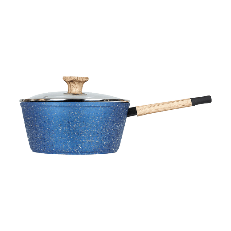 NEOFLAM RETRO SHERBET Ceramic Saucepan with Glass Lid 1.9qt 1.8L -  Yamibuy.com