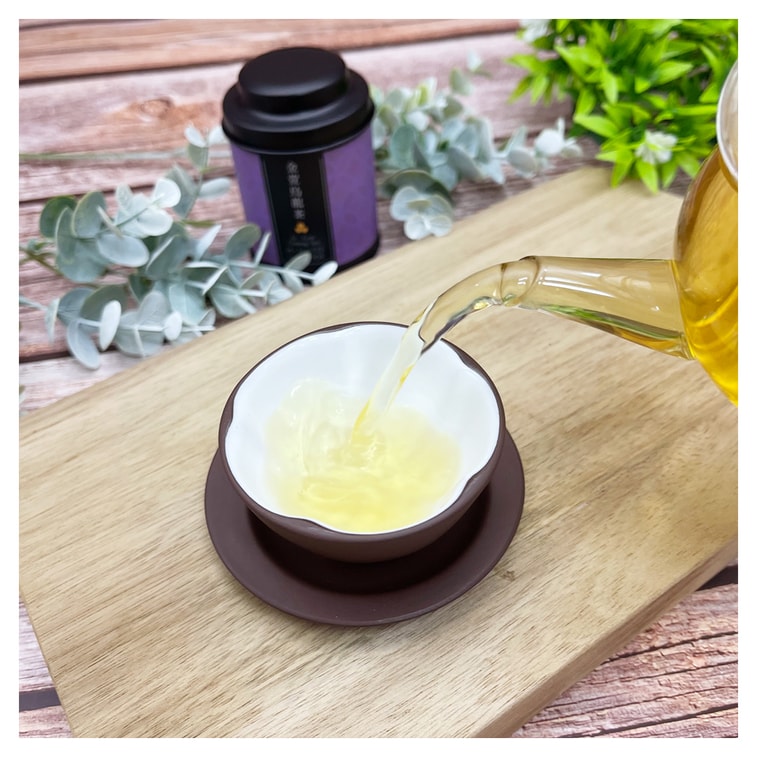 [台灣直郵]茶粒茶 原片茶葉 Mini黑罐 金萱烏龍茶 25g 4