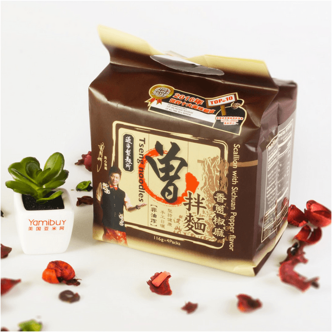 Scallion & Sichuan Pepper Noodles - 4 Packs, 16.4oz