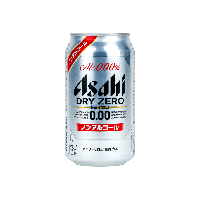 日本ASAHI Dry Zero 无酒精啤酒 350ml