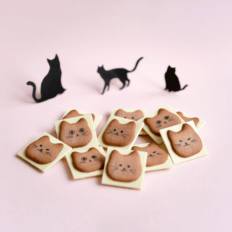 Black Cat White Chocolate Sandwich Cookies 8 pieces Tasting