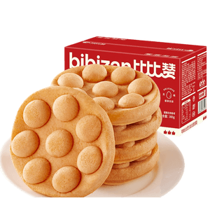 【中国直邮】  比比赞 经典鸡蛋仔原味 300g 1箱 酥脆弹牙 蛋香甜润 松软绵密 全家早餐糕点零食