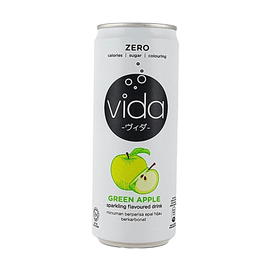 Green Apple Sparkling Drink, 10.99 fl oz【0 Sucrose 0 Calories 0 Fat】