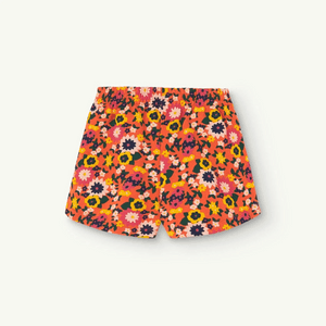 The Animals Observatory Kids Orange Gardener Shorts - 4Y/10Y