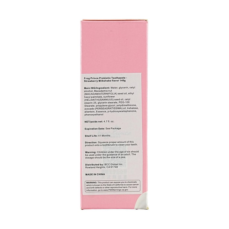 Probiotic Toothpaste Strawberry Milkshake Flavor, 4.94 oz 3