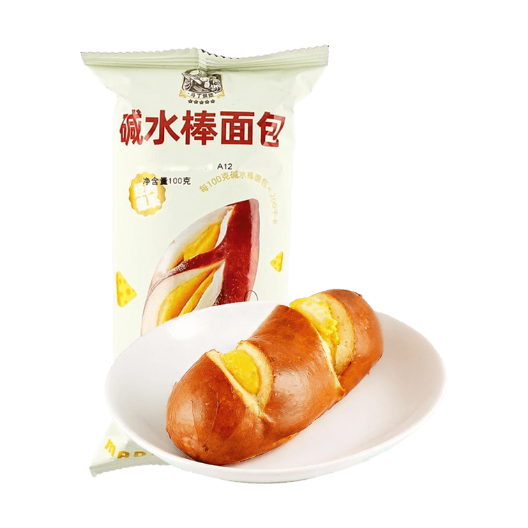 马丁烘焙 碱水棒面包 海盐芝士味 100g【营养早餐】 3