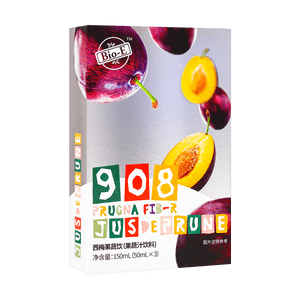 澳洲BIO-E 908西梅果蔬饮 果蔬酵素益生菌酵素饮料 50ml*3瓶 排毒养颜 久坐不动 新旧包装随机发送【关晓彤同款】