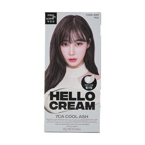 Hello Cream Hair Dye  Hair Color, Easy Hair Coloring 2.11 oz #7CA COOL ASH【Aespa, Giselle】