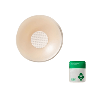 【中国直邮】 有棵树 防走光硅胶乳贴女吊带胸贴胸贴隐形防凸点小胸 1对圆