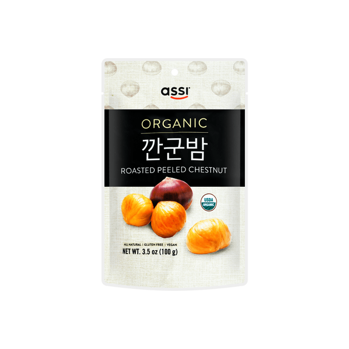 Organic Roasted Peeled Chestnut 100g