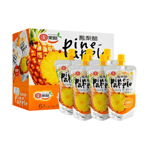 台灣十全 鳳梨醋 果醋飲料 140ml*6包【清爽解膩 夏日必備】