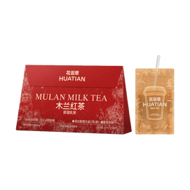 Mulan Black Tea Sugar-Free Instant Milk Tea, 7 Bags, 4.94 oz